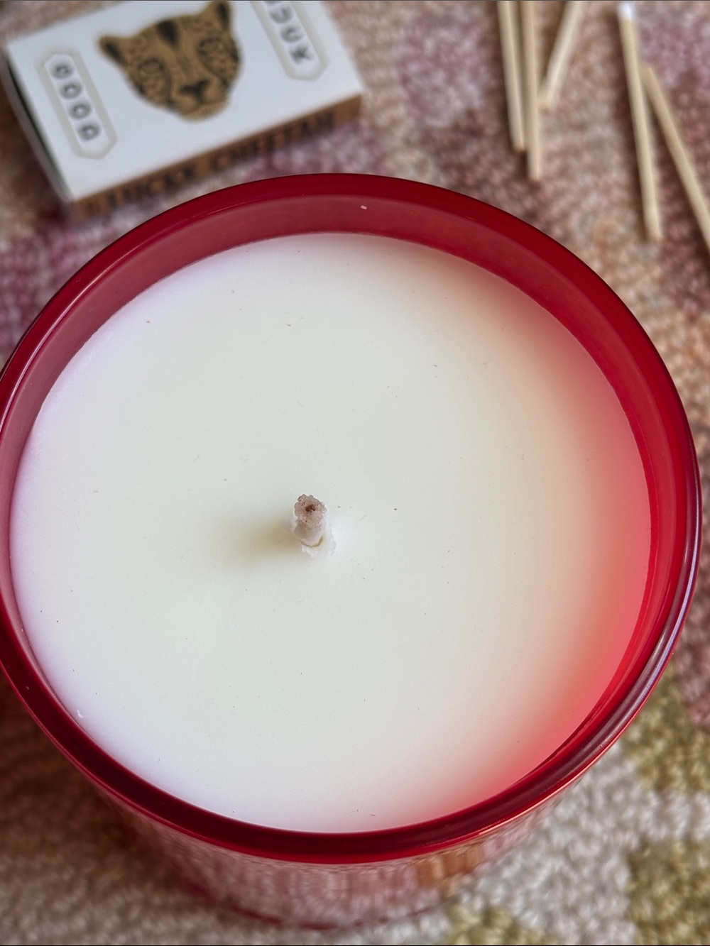 🍦HOST PICK 2X🍦HTF Boy Smells Passion Pit boxed Candle NWT Red (color of passion) - Picture 6 of 16